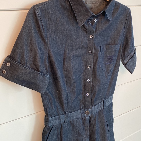 Alexander McQueen McQ Denim Romper Jumpsuit - Picture 3 of 9
